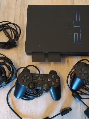 PlayStation 2 Fat κονσόλα με 2 μνήμες και 2 χειριστήρια