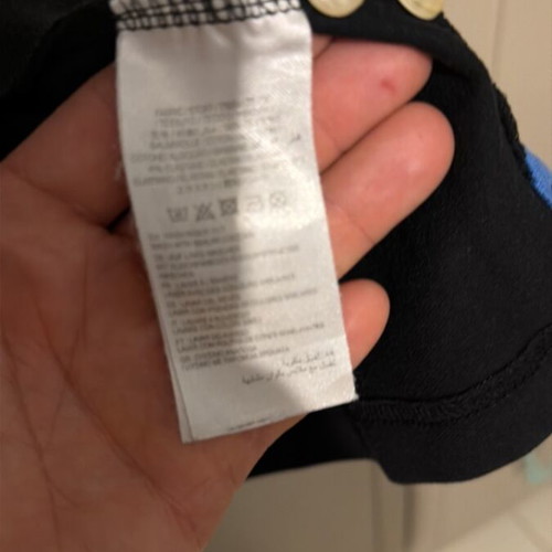 Polo Gant shirt like new, black and blue, sizes M L