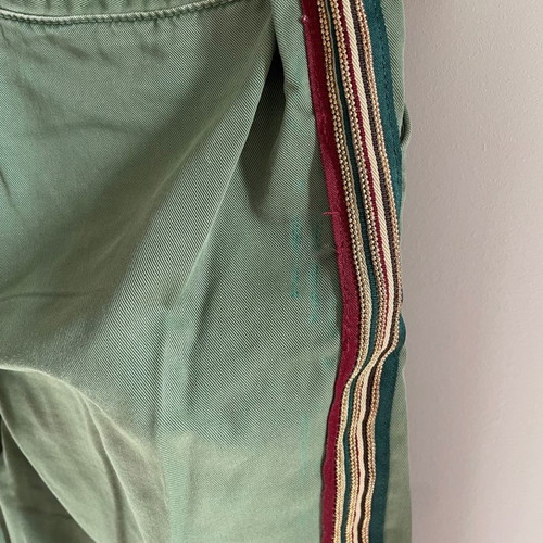 Zara pants used, khaki with elastic and side design, size 34