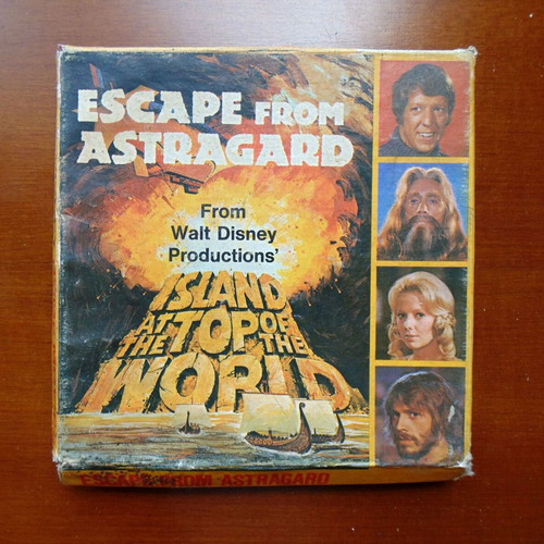 Home Movie Film 8 mm Escape From Astragard used, Walt Disney, sci-fi