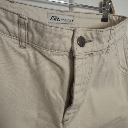 Zara white jeans size M 38, straight fit