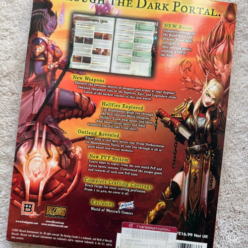 WoW The Burning Crusade Official Guide like new