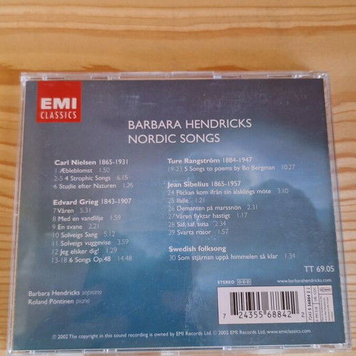 Barbara Hendricks Nordic Songs CD