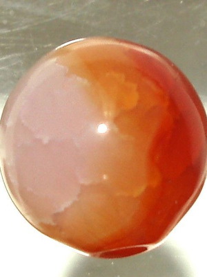 Natural agate bead pierced 14.30 mm like new
