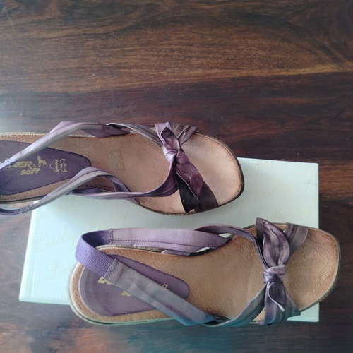 Boxer summer sandals used, purple size 38