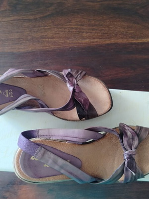 Boxer summer sandals used, purple size 38