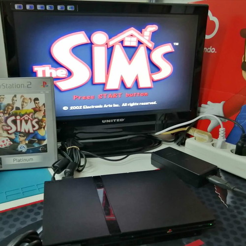The Sims Platinum PlayStation 2 game, English
