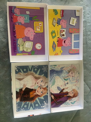 Children's puzzles like new from 3 years with box wear