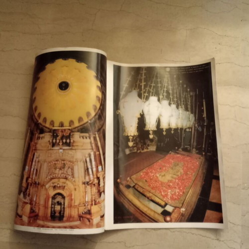 Phos Ierossolymon album used, magazine with Holy Land photos