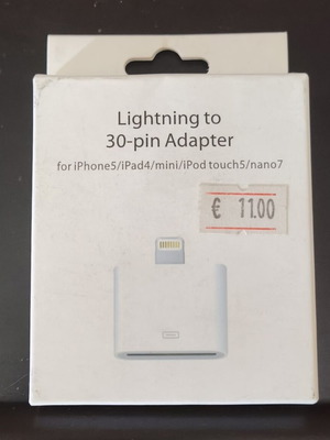 Lightning to 30 pin adapter Καινούριο, σφραγίσμενο