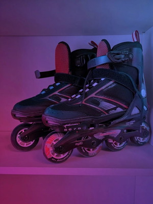 Rollerblade Rollers Spitfire used, adjustable size 36-40, black and red