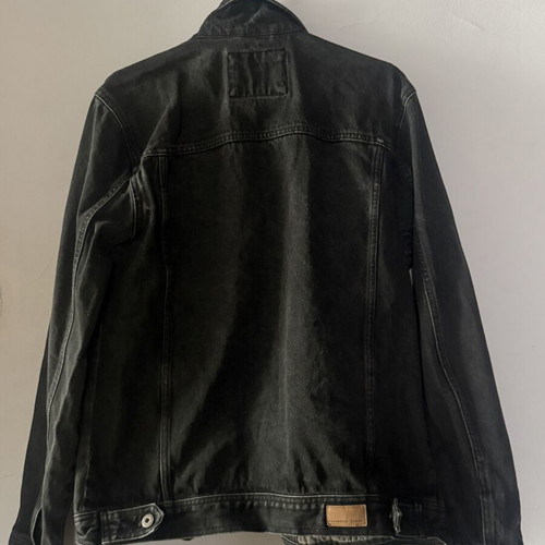 Denim jacket Pull & Bear black, like new, size L