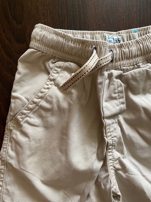 Beige children's pants used for 3-year-old child
