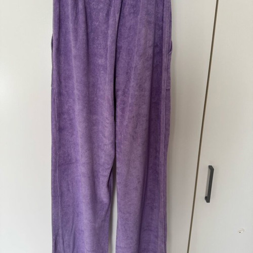 SugarFree terry fabric pants used, size M, purple