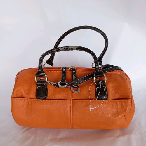 Aurielle women's handbag used brown orange