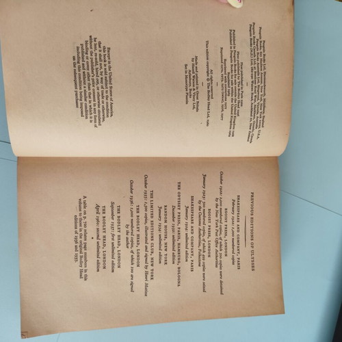 Ulysses by James Joyce, Penguin Modern Classics 1977 edition