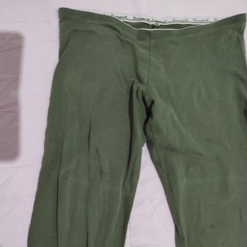 Zara girls leggings like new, size 7-8, green, cotton-elastane