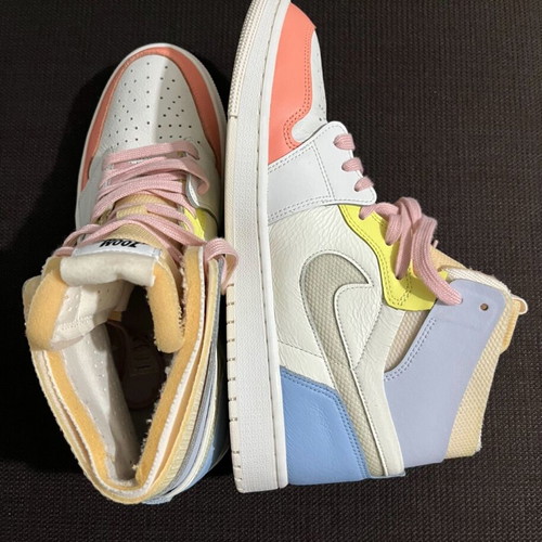 Air Jordan 1 High Zoom CMFT 'To My First Coach' like new, multicolor, size 45