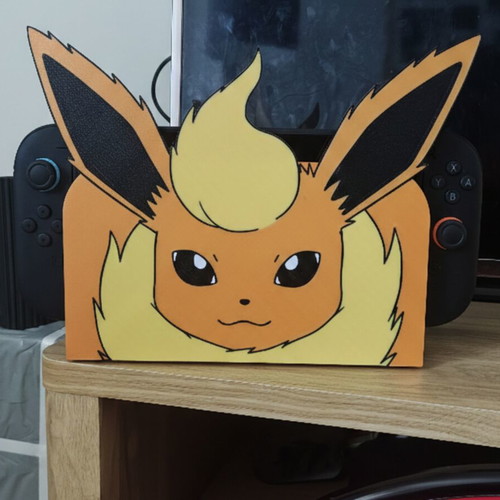 Nintendo Switch 2 3D printed protective cover, Flareon design
