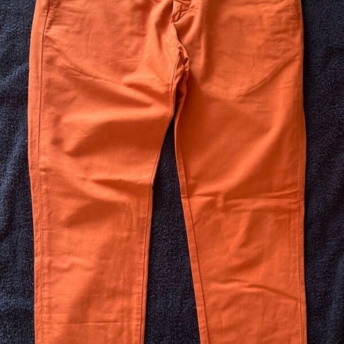 Men's Italian Pants like new, size S-M, terracotta orange