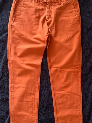 Men's Italian Pants like new, size S-M, terracotta orange