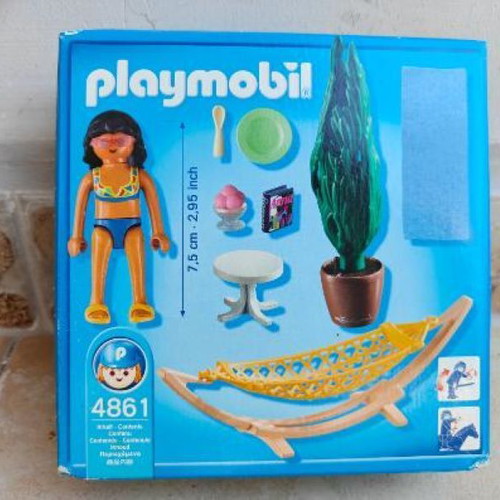 Playmobil 4861 Woman with Hammock Summer Fun new sealed