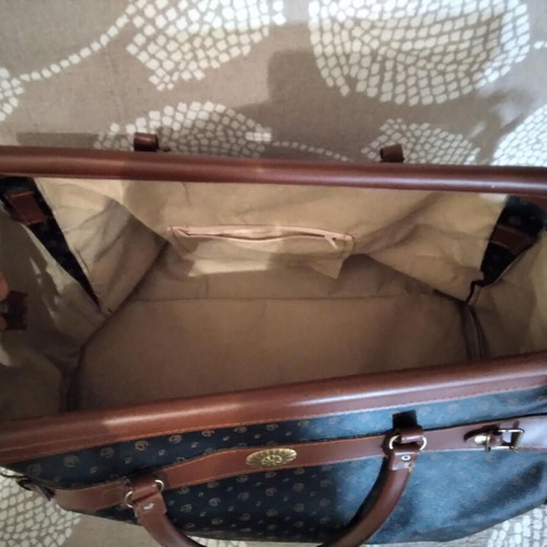 Leather Travel Bag from Eco Leather, New, Brown, 50x30x40 cm