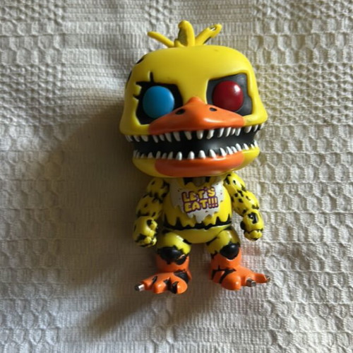 Funko Pop Nightmare Chica used from Five Nights at Freddy’s