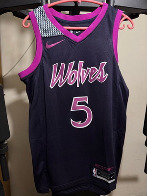 Nike NBA Anthony Edwards Minnesota Timberwolves City Edition Basketball Jersey Small new