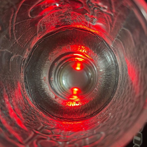 Collectible glass Lord of the Rings cup unused with LED lights
