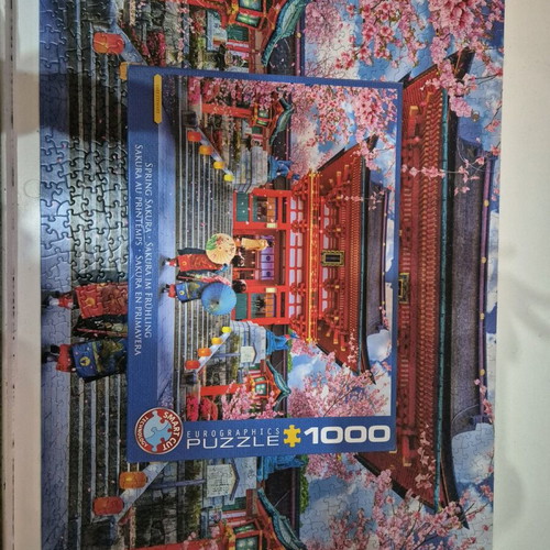 Puzzle Japan Spring Dakura Eurographics Smart Cut 1000 pieces like new