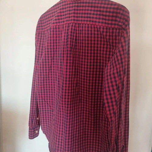 Gap checked shirt size M like new, pink and blue cotton
