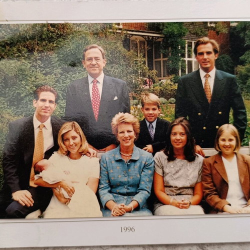 King Konstantinos greeting card 1996 used