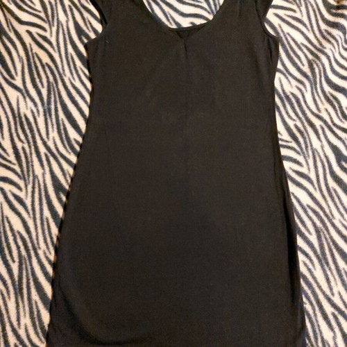 H&M dress black, elastic, like new, size S