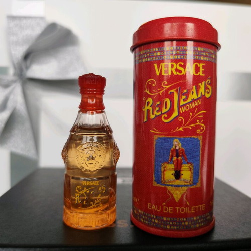 Red Jeans Versace miniature perfume new, 7.5 ml eau de toilette