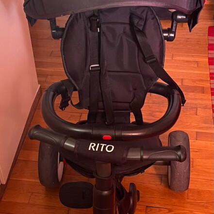 QPlay Rito Plus tricycle like new with UV protection and EVA foam wheels