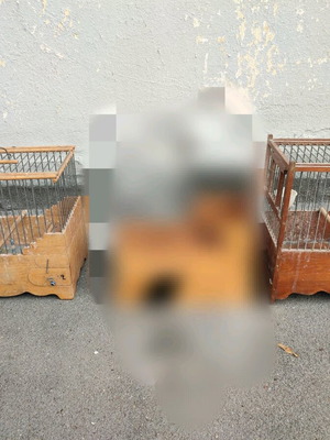 Κλουβιά ξύλινα μεταχειρισμένα, όλα μαζί