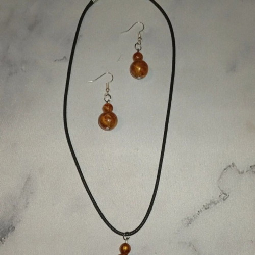 Handmade magic jewelry set silver color, new