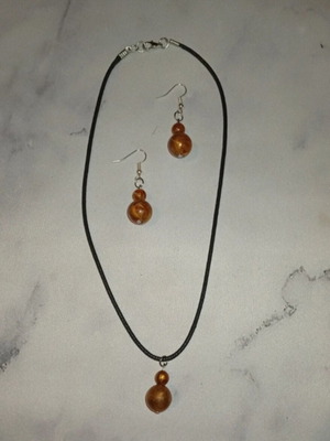 Handmade magic jewelry set silver color, new