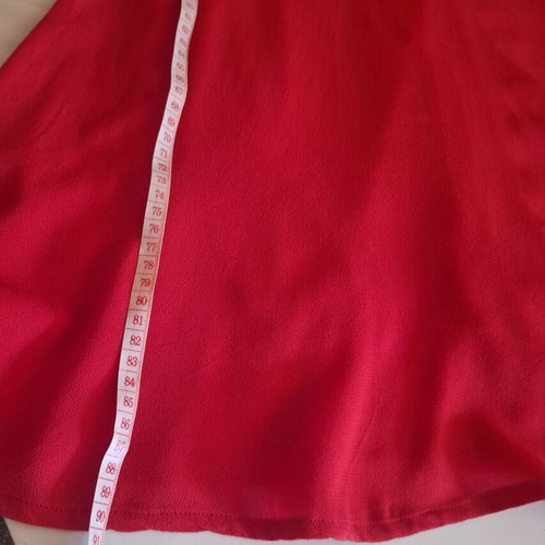Pull & Bear red dress like new with crystals on shoulders