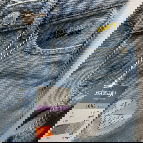 Παντελόνι Τζιν παιδικό Sinsay καινούργιο με σχέδιο, μέγεθος 104cm