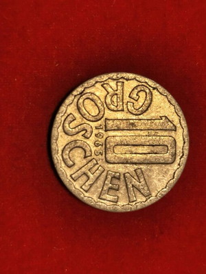 Austria 10 Groschen coin used