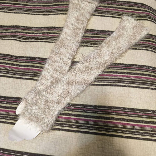 Handmade hand gaiters new, beige