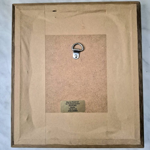 Handmade 3D paper art framed artwork like new