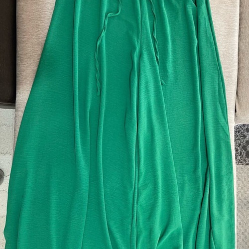 Plus size Shein pants green, new, high waist