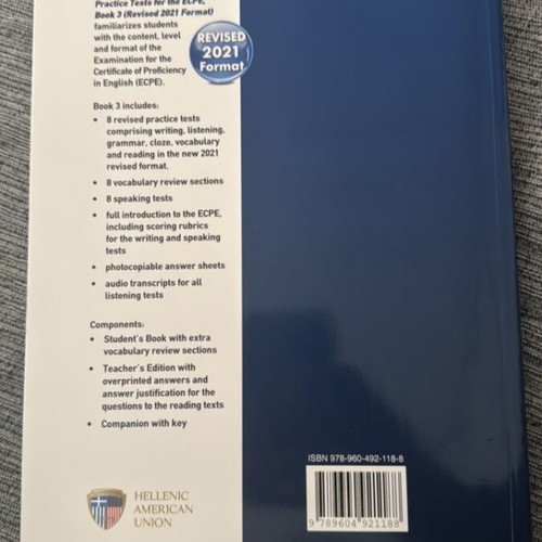 Test book ECPE C2 like new