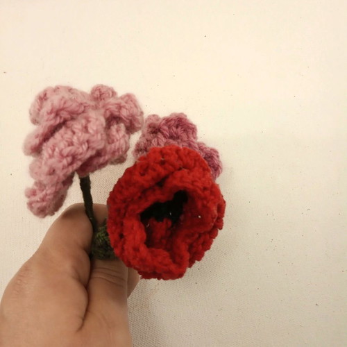Handmade crochet flowers made to order, decorative