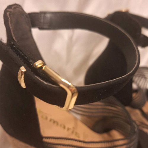 Tamaris espadrilles size 39 like new with 10 cm platform