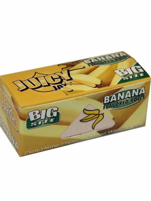 Juicy Jays Banana rolling paper roll new