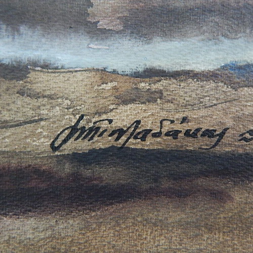 Seascape by Manolis Piladakis watercolor like new